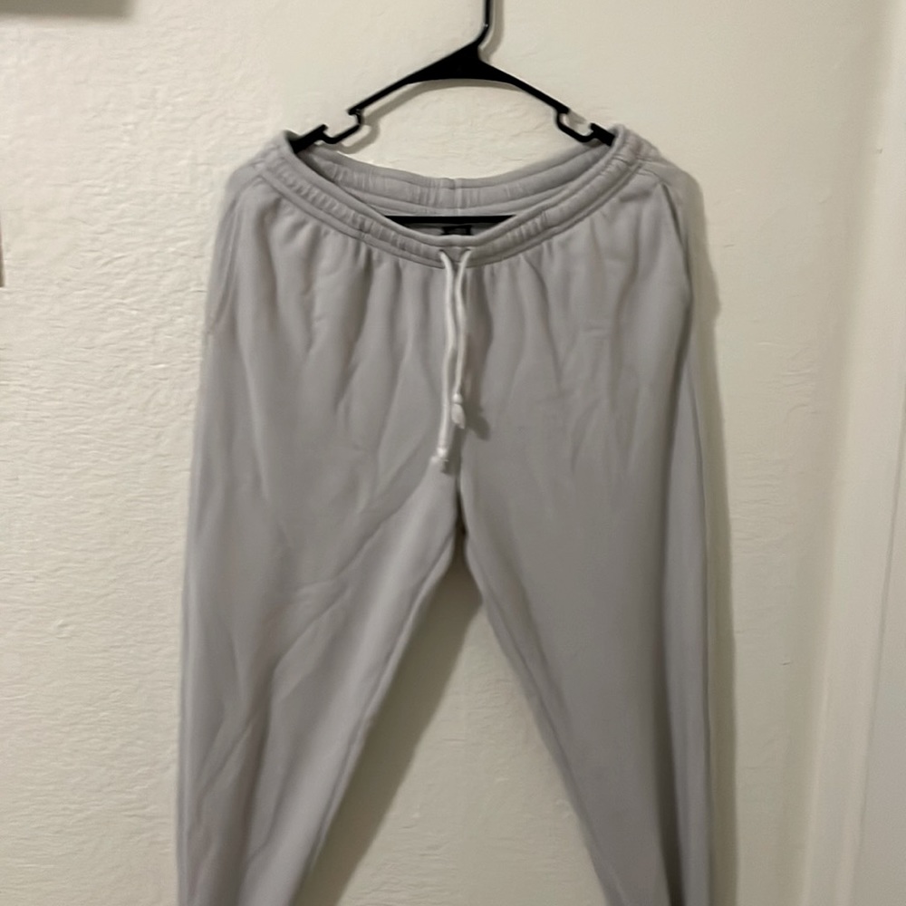 Grey sweatpants